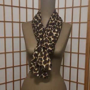 Marc by Marc Jacobs Knit Leopard Scarf